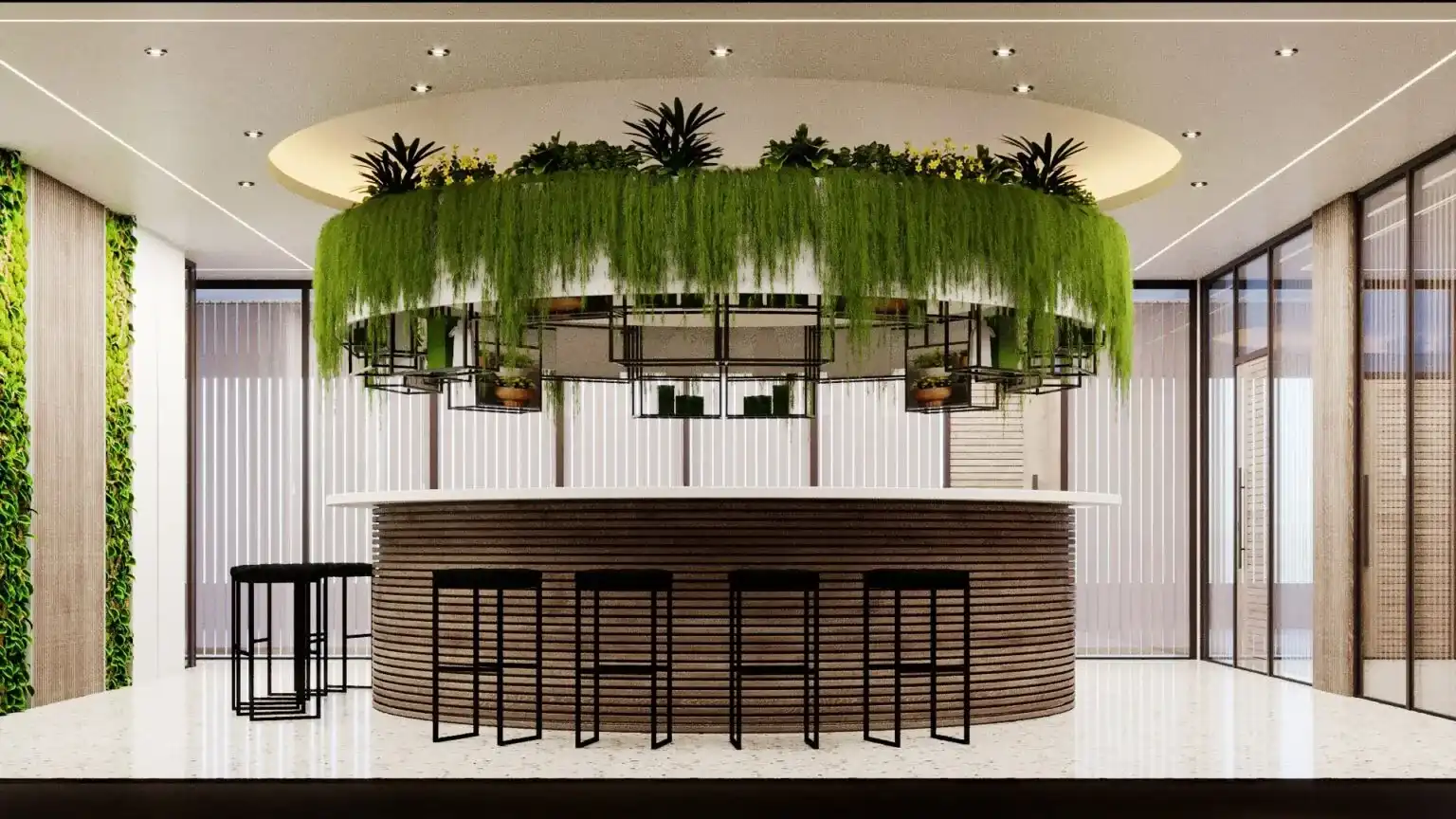 تصميم داخلي كافيه