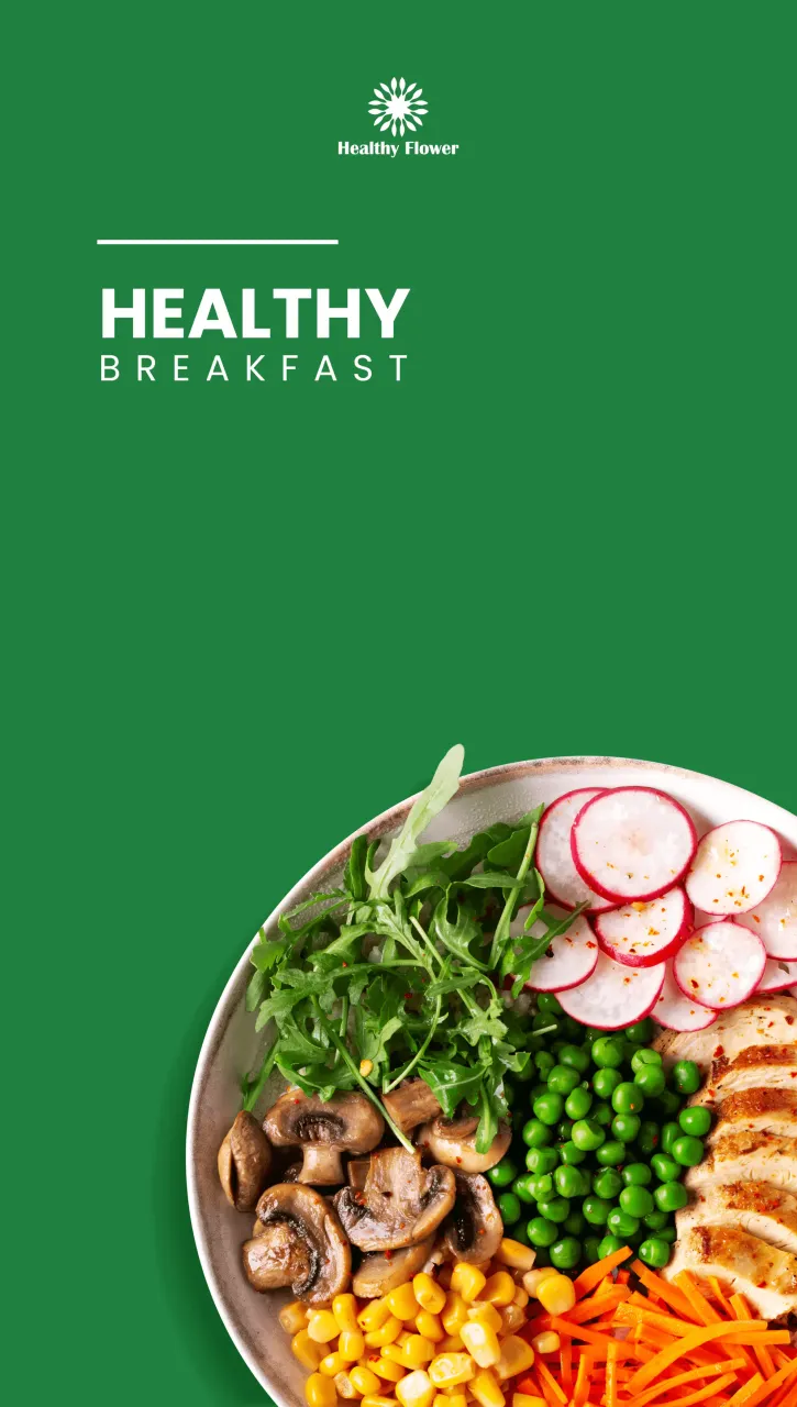 Healthy Flower تصميم لوجو