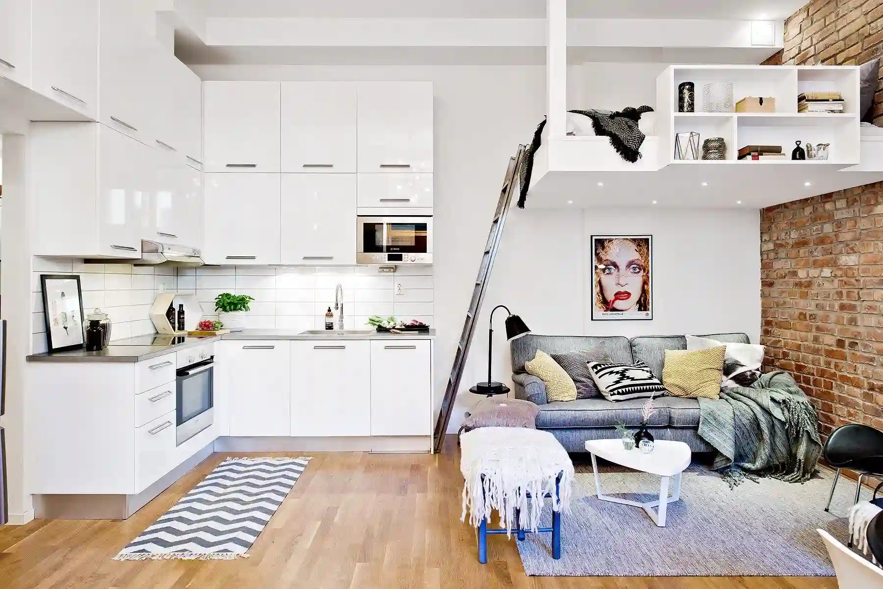 استغلال المساحات في الشقق الصغيرة