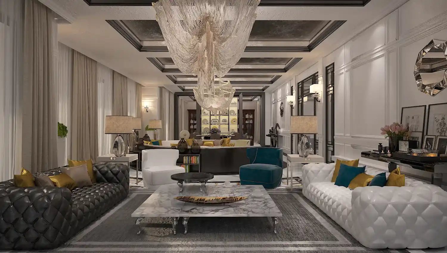 تاثير الاضاءة في التصميم الداخلي