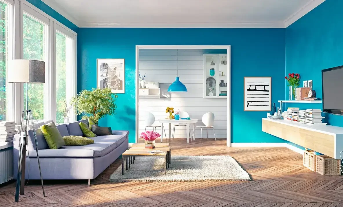 تنسيق الالوان في الديكور المنزلي