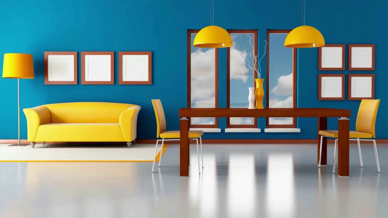 تنسيق الوان الحوائط مع الاثاث