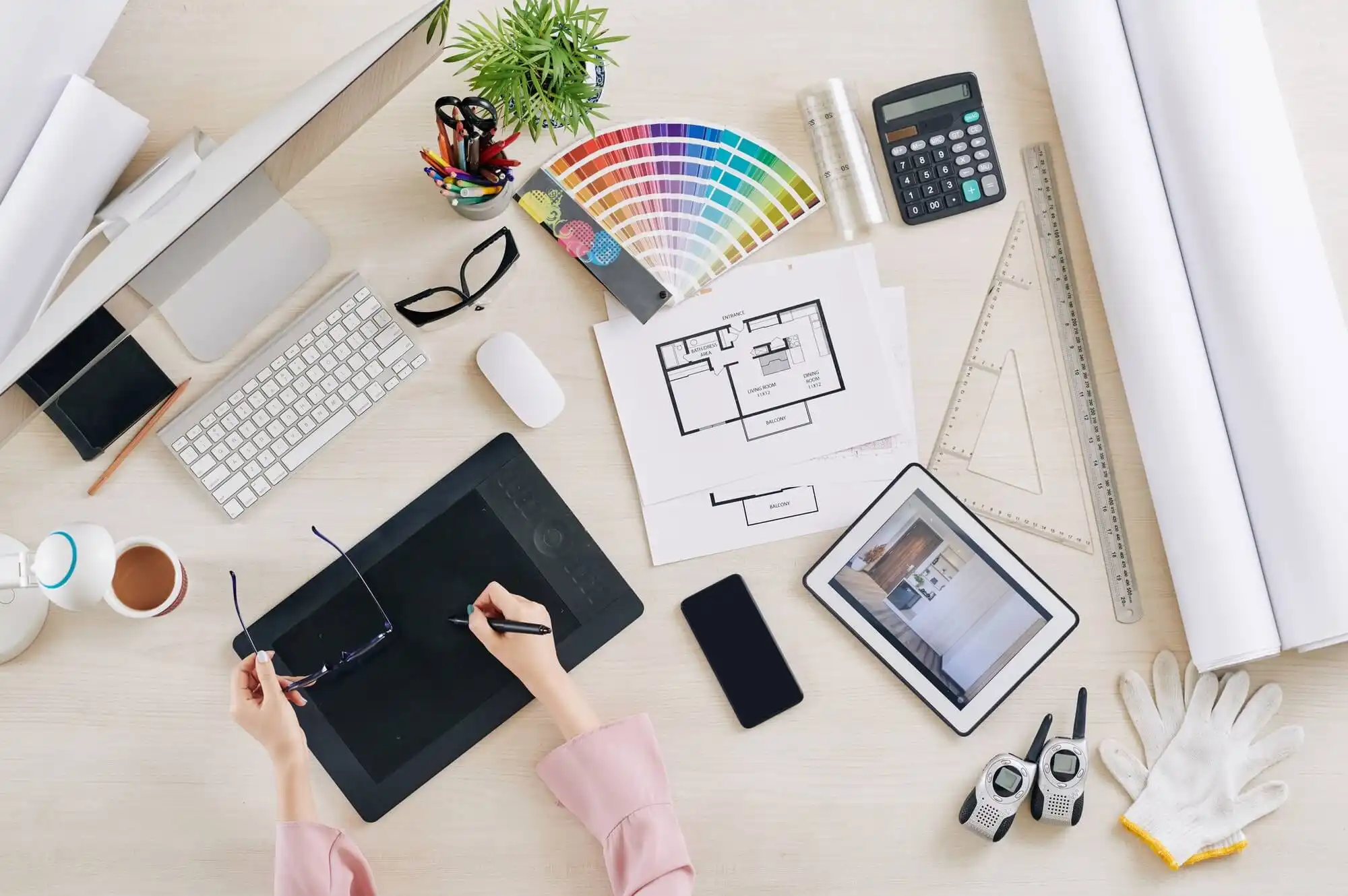 كيفية حساب سعر التصميم الداخلي